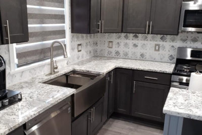 Small Smokey Grey Kitchen