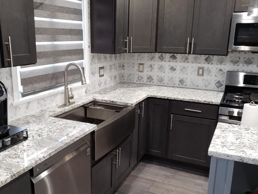 Small Smokey Grey Kitchen